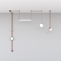Трековый однофазный светильник Denkirs Belty orb DK5552-BK