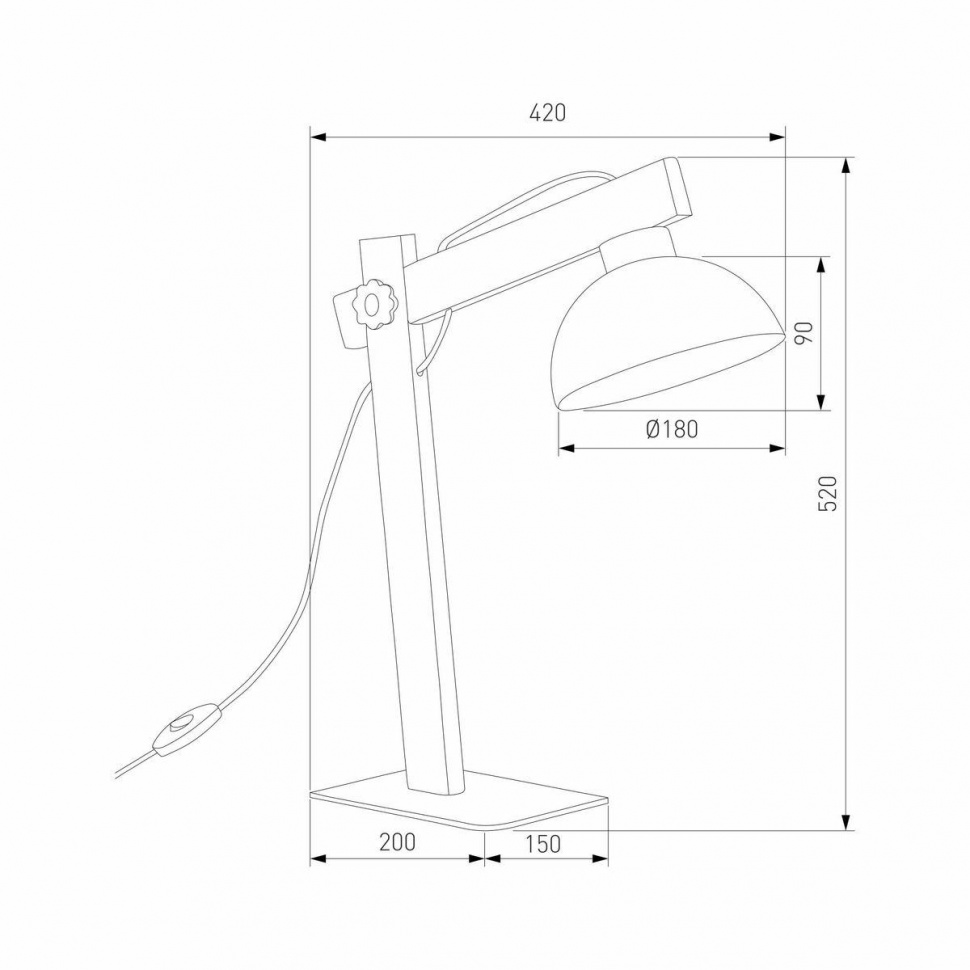Настольная лампа TK Lighting 5788 Oslo a068768