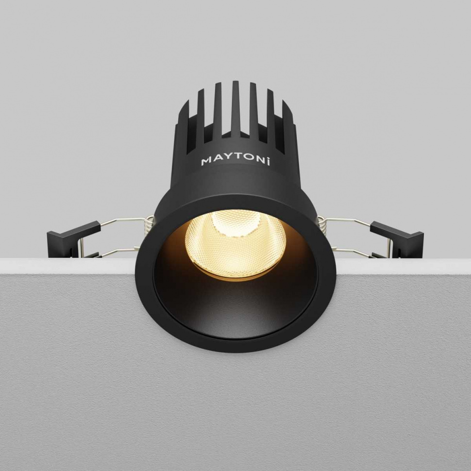 Встраиваемый светильник Maytoni Dip DL117-15W-2.7K-B
