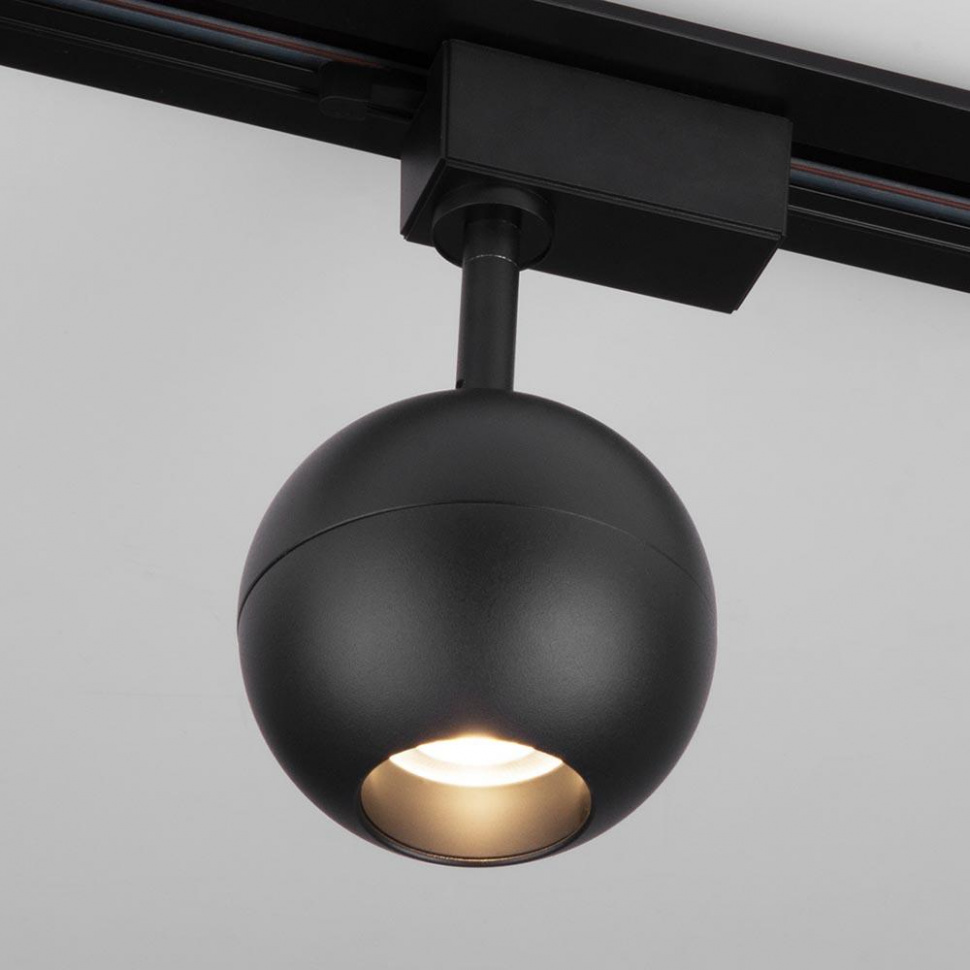 Трековый светодиодный светильник Elektrostandard Ball черный 8W 4200K LTB76 a053741