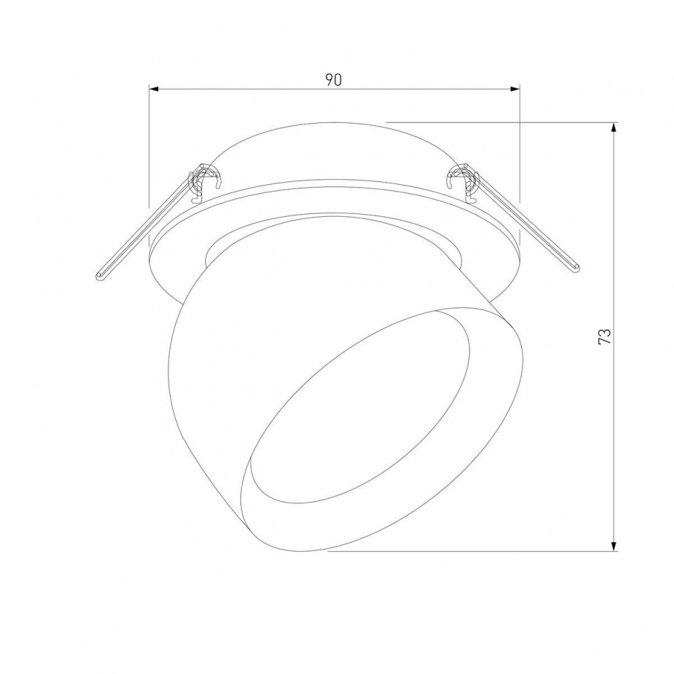 Встраиваемый светильник Elektrostandard Uno 4690389201721 25092/LED a065455