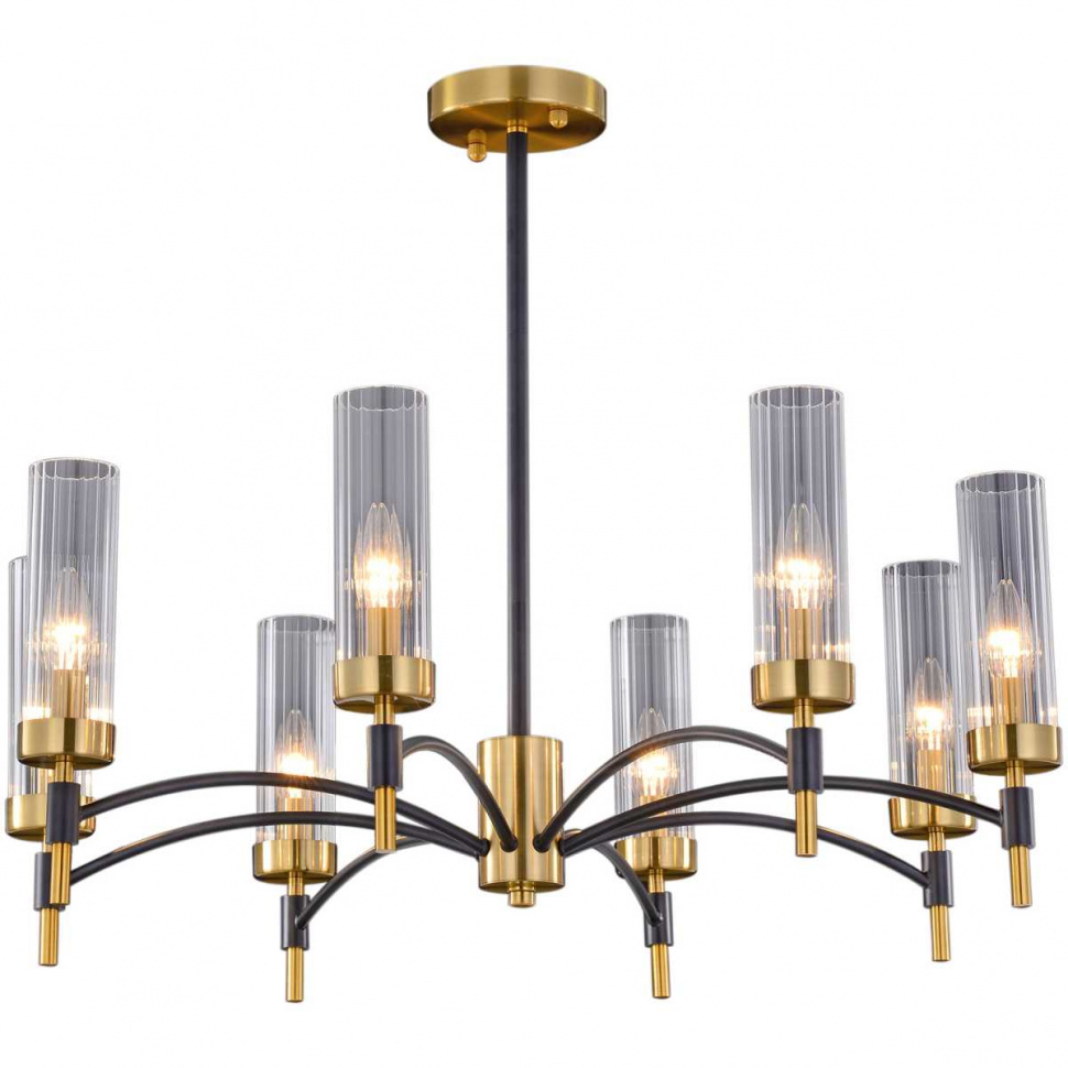Люстра на штанге Illumico IL5177-8PLS-29 BRASS TUBO