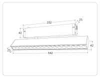 Трековый магнитный светильник Ambrella Light Magnetic 220V GL1352