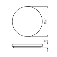 Накладной светильник Kanlux Varso LED 24W-NW-O-SE 26984