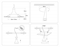 Встраиваемый светильник Ambrella Light Standard Tech A8927