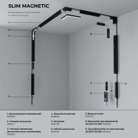 Коннектор Elektrostandard Slim Magnetic 4690389190506 85102/00 a062094