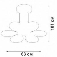 Подвесная люстра Vitaluce V04618-13/6S