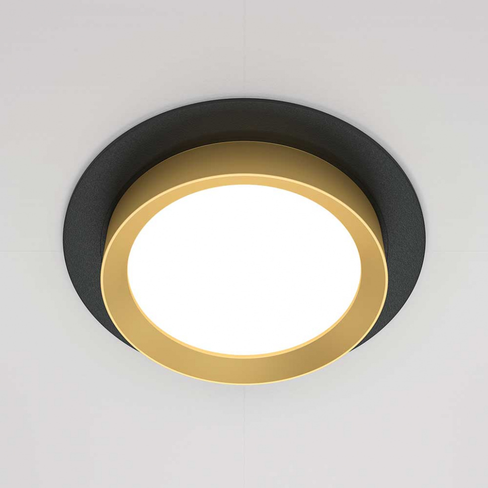 Встраиваемый светильник Maytoni Technical Hoop DL086-GX53-RD-BG