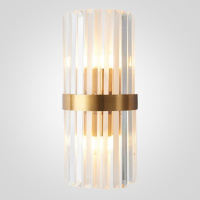 Бра ImperiumLoft Clear Glass Gold metal Wall Lamp 147727-22