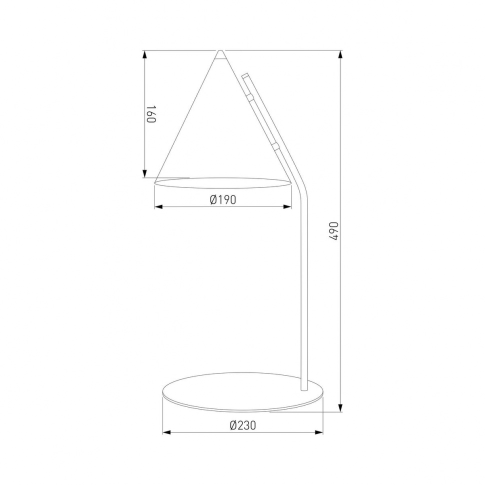 Настольная лампа TK Lighting 16009 Cono a068507