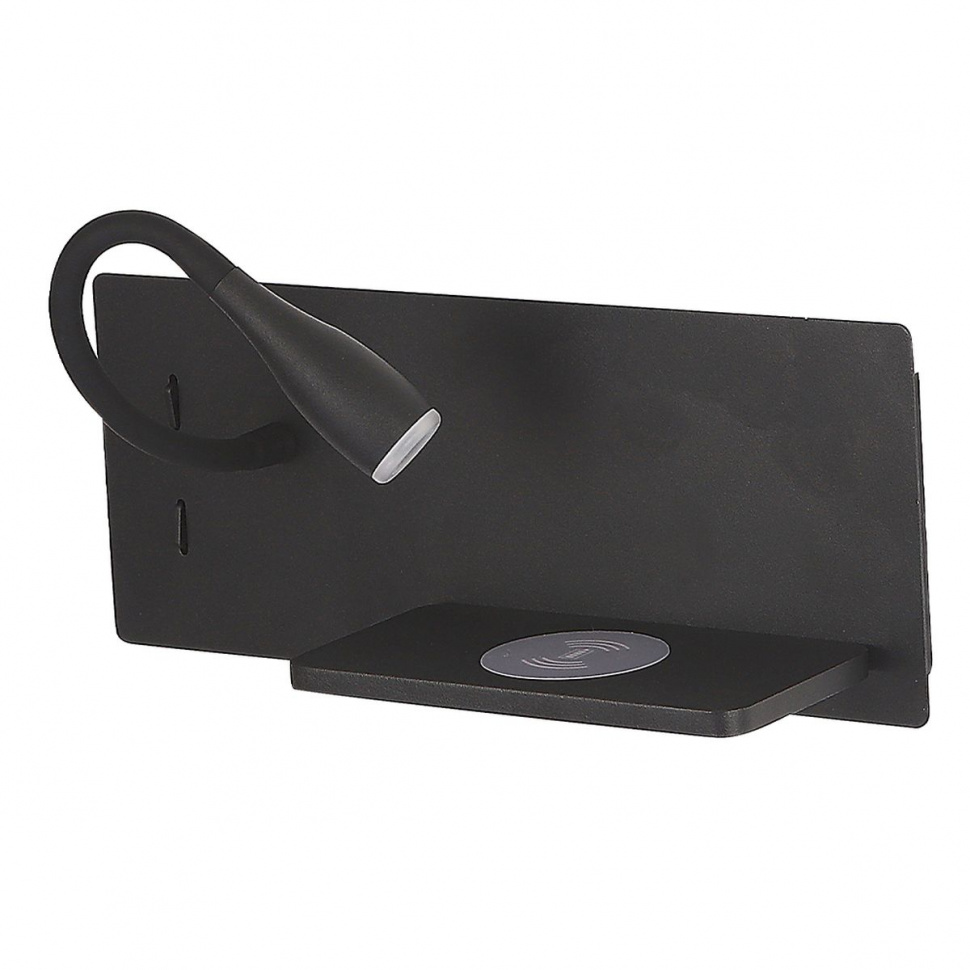 Настенный светильник Crystal Lux CLT 217W Qi+USB BL