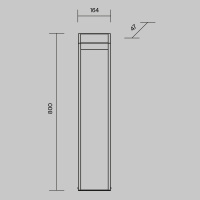 Ландшафтный светильник Maytoni Sten O444FL-L13GF3K2