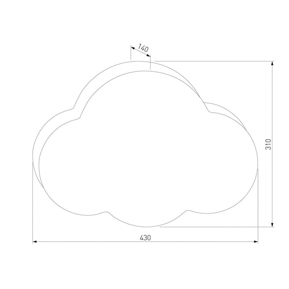 Настенный светильник TK Lighting 10006 Cloud a068459