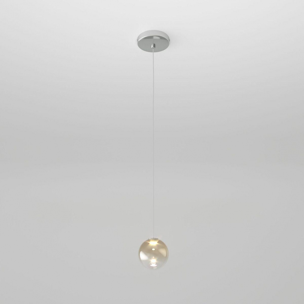 Подвесной светильник Eurosvet Wonder 50234/1 LED янтарный a058640