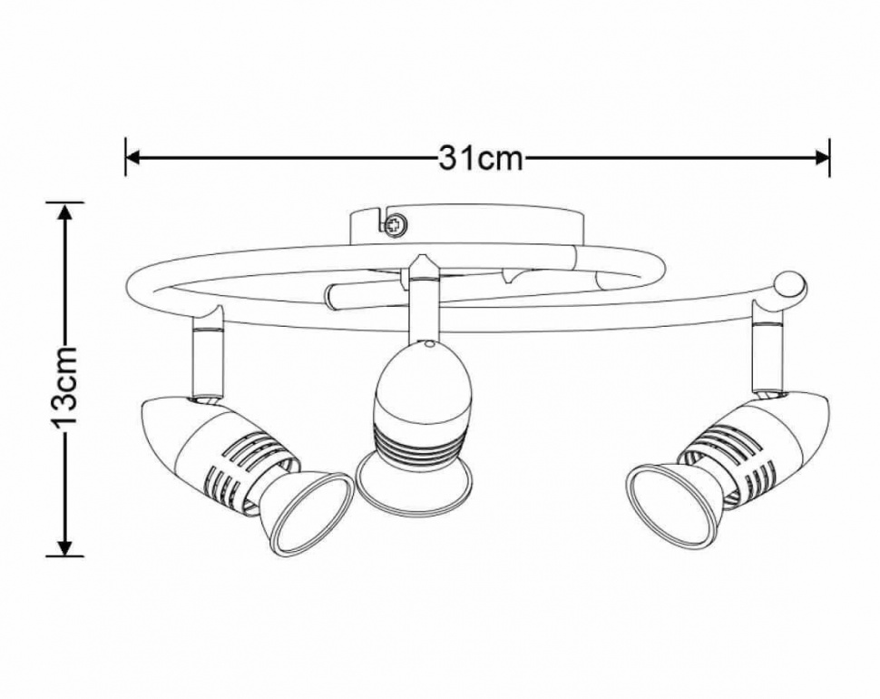Светодиодный спот Lucide Caro-Led 13955/14/31