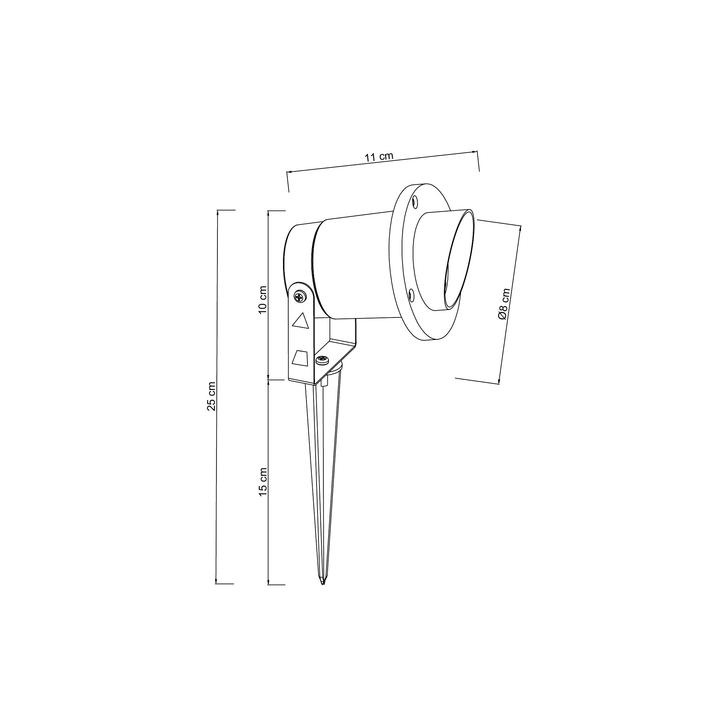 Прожектор Arte Lamp Elsie A1522IN-1BK