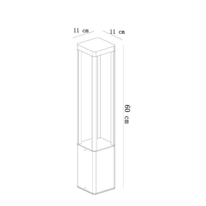 Ландшафтный светильник Arte Lamp Pherkad A2726PA-1BK