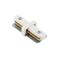 Коннектор прямой Denkirs DK Track White TR1101-WH