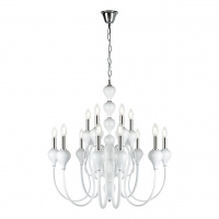 Подвесная люстра iLamp Lady 88003-8+4 WH