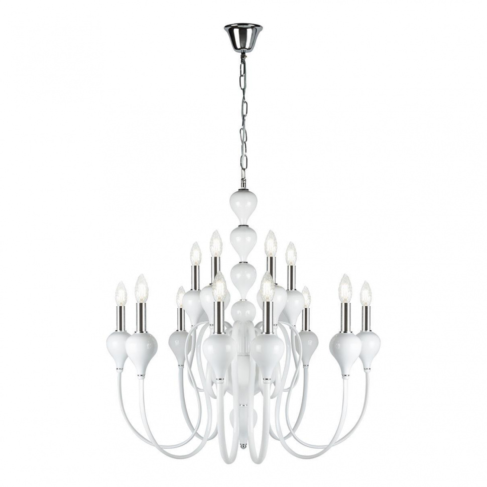 Подвесная люстра iLamp Lady 88003-8+4 WH