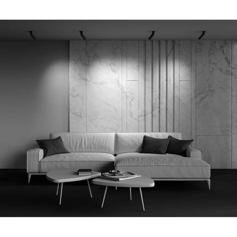 Спот Maytoni Focus Led C055CL-L12W4K-W-BS