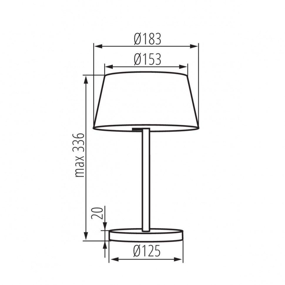 Настольная лампа Kanlux Daibo Led T-B 33220